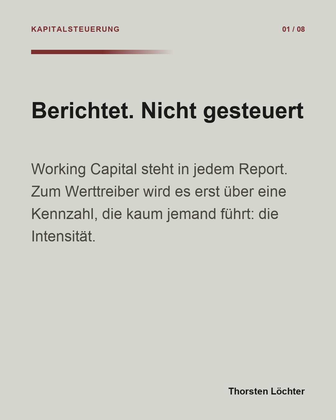 Das meiste Kapital im Umlauf wird am wenigsten gesteuert., Folie 1 von 8